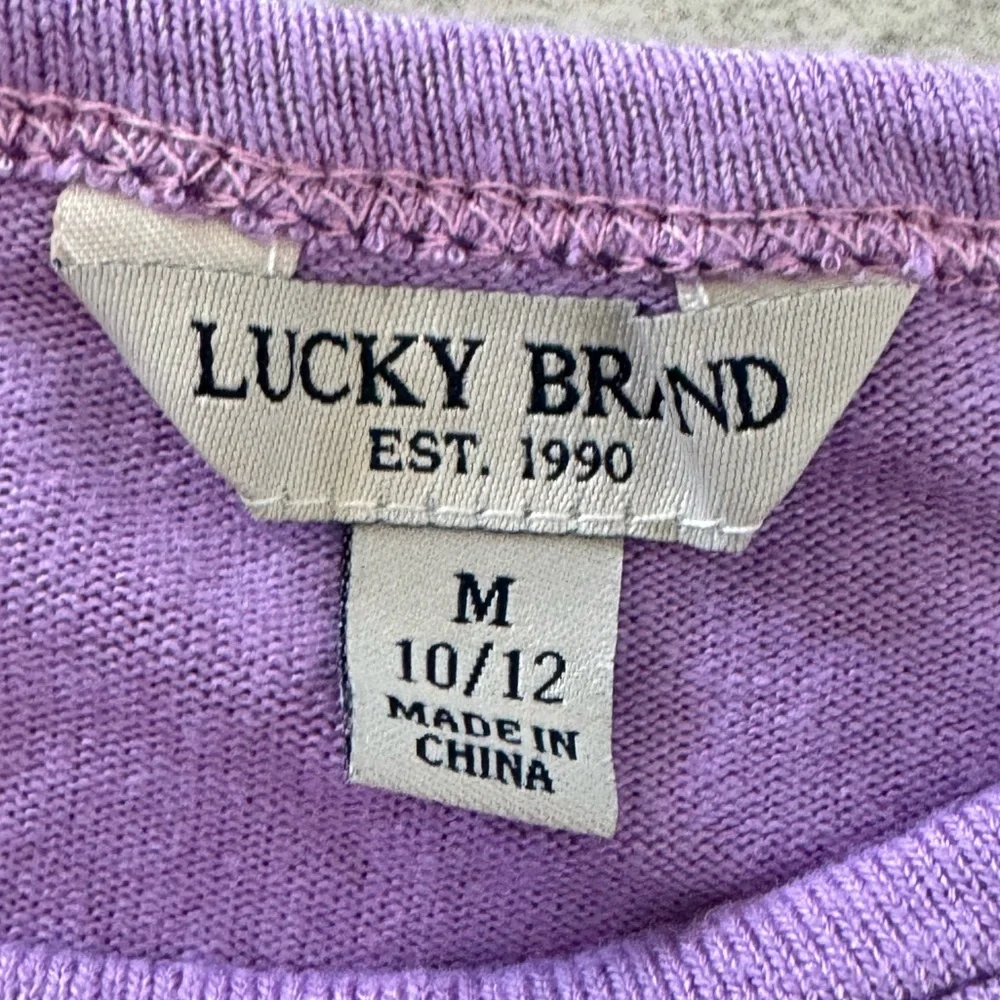 Lucky brand girls purple sweater - size m (10/12)